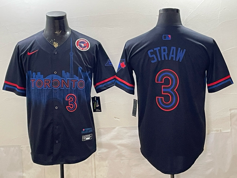 Men 2026 Toronto Blue Jays #3 Straw Game Nike MLB Jersey 0529006